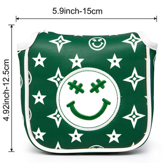 Green Pattern Popular Design for Mallet Putter Covers